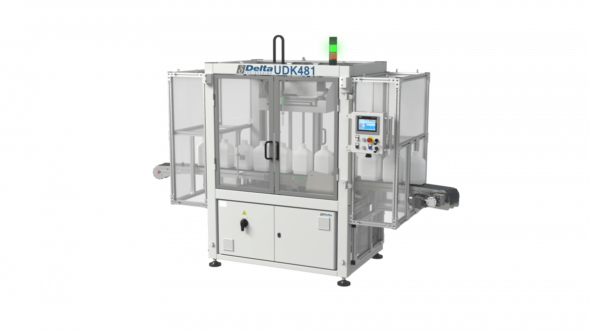 Top Load Tester To Detect Weak Bottle Walls Leaks Bottle Height UDK481 Top load tester to detect weak bottle walls leaks bottle height udk481